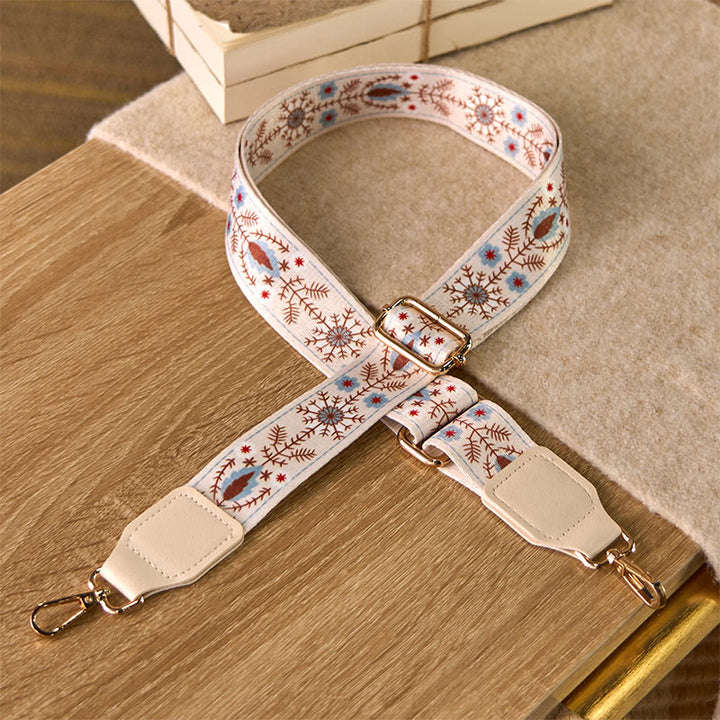 Buddha Stonesボヘミアンフラワー 調節可能ハンドバッグ クロスボディ ショルダーバッグ ストラップ 交換用 - image 1