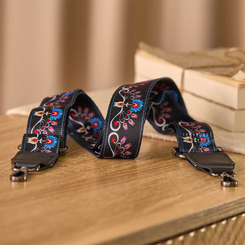 Buddha Stonesボヘミアン モーニンググローリー フラワー 調節可能 ハンドバッグ クロスボディ ショルダーバッグ ストラップ 交換用 - image 2