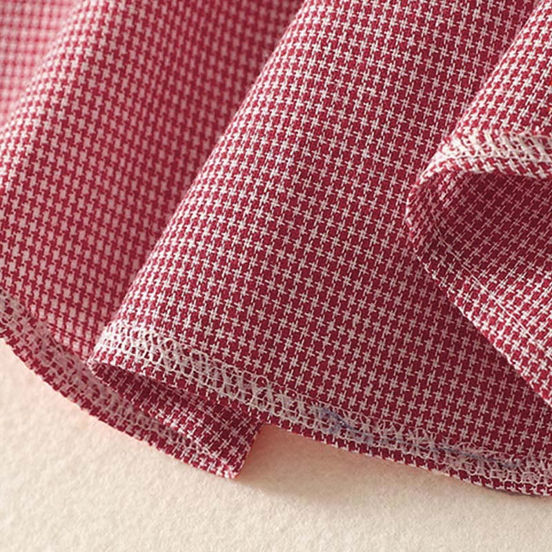 Buddha Stones秋 猫 子猫 刺繍 チェック柄 スタンドカラー ボタンダウンデザイン レディース 長袖シャツ - image 14