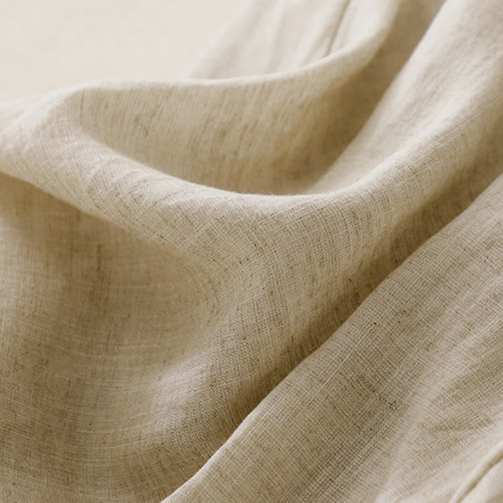 Buddha Stones夏用 伸縮性ウエスト コットン レディース カプリ クロップド丈 ハーレムパンツ ポケット付き - image 9