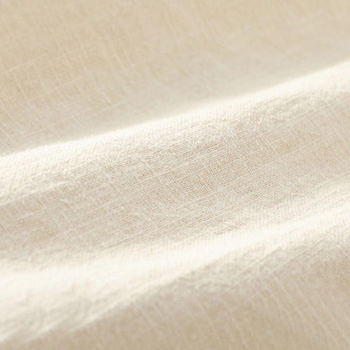 Buddha Stones夏用 ラミー リネン コットン アンクル丈 伸縮性カフス テーパード メンズ パンツ ポケット付き - image 10