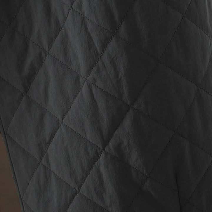 Buddha Stones菱形柄コットンポリエステル厚手レディースパンツ（ポケット付き） - image 15