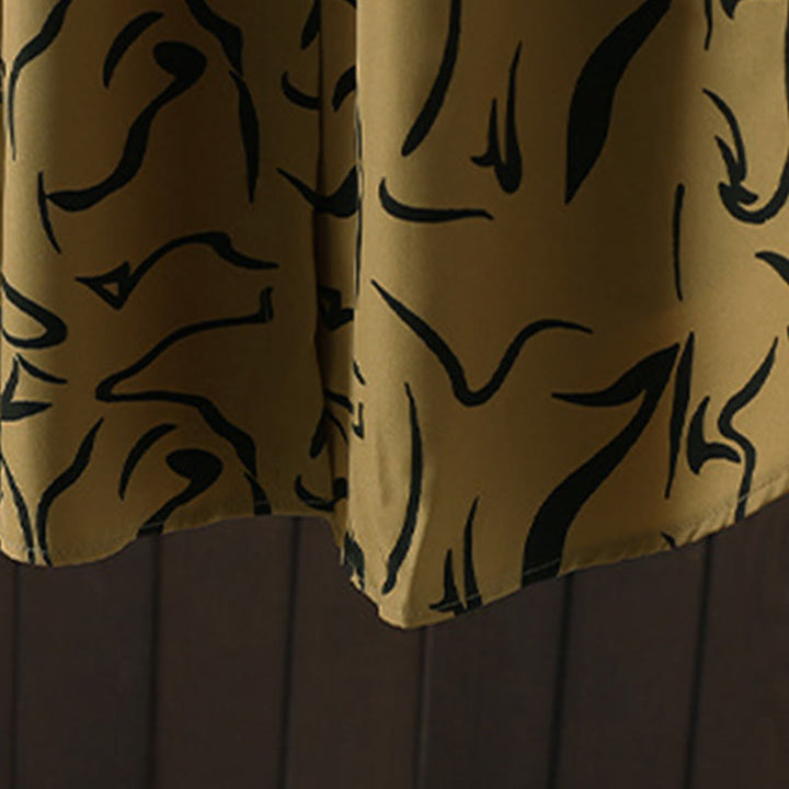 Buddha Stones春秋 スタンドカラー ライン柄 長袖 レディース コットン ポリエステル シャツ  - image 9