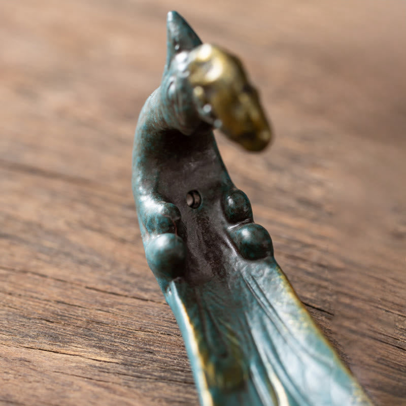 Buddha Stones孔雀型幸運繁栄家の装飾 香炉 - image 6