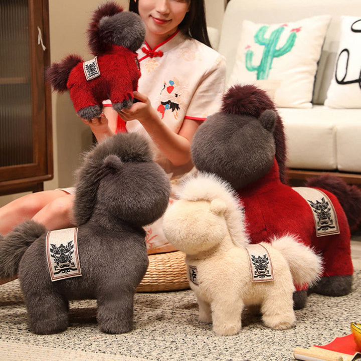 馬年刺繍入りBuddha Stones入り鞍パッドぬいぐるみホームデコレーション - image 13