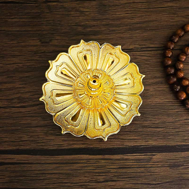 Buddha Stones蓮 家の装飾 香炉 - 黄蓮（8.8×3.2cm） - image 3