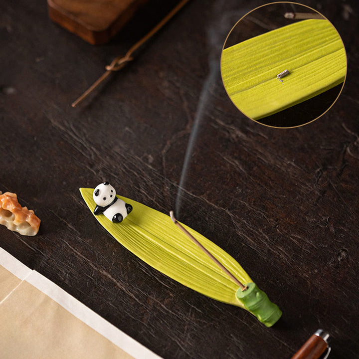 Buddha Stonesパンダホームデコレーション香炉 - image 3