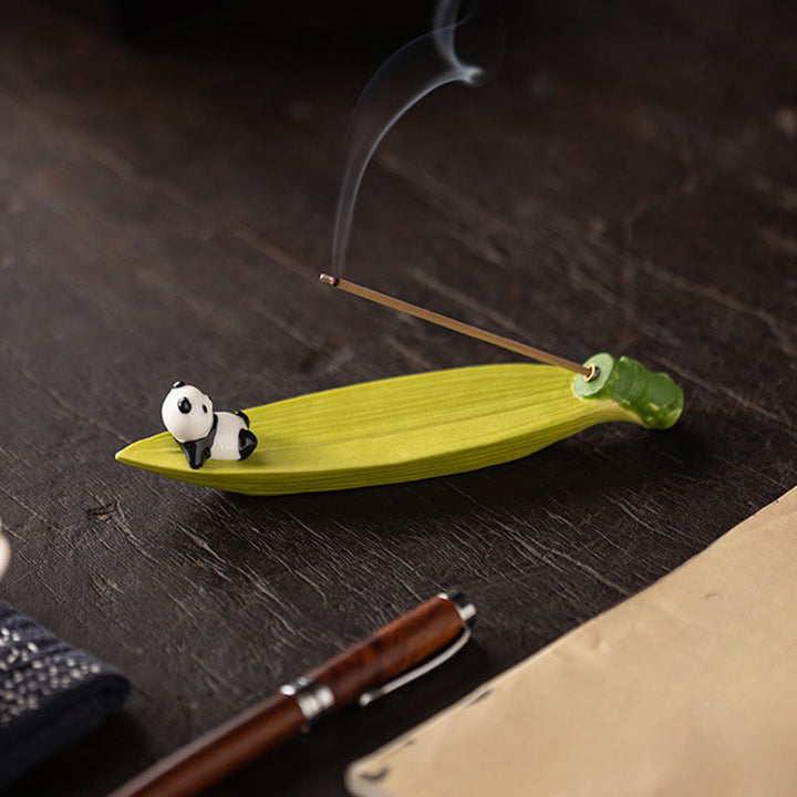 Buddha Stonesパンダホームデコレーション香炉 - image 4