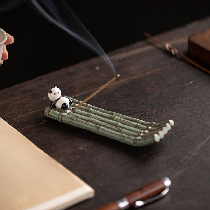 Buddha Stonesパンダホームデコレーション香炉 - image 11