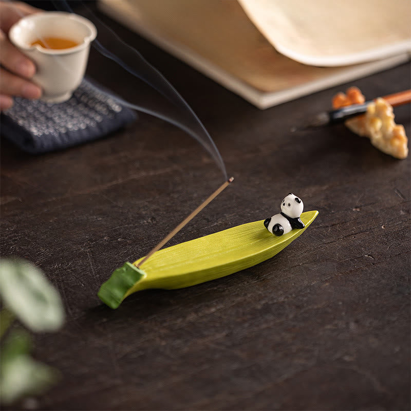 Buddha Stonesパンダホームデコレーション香炉 - image 7