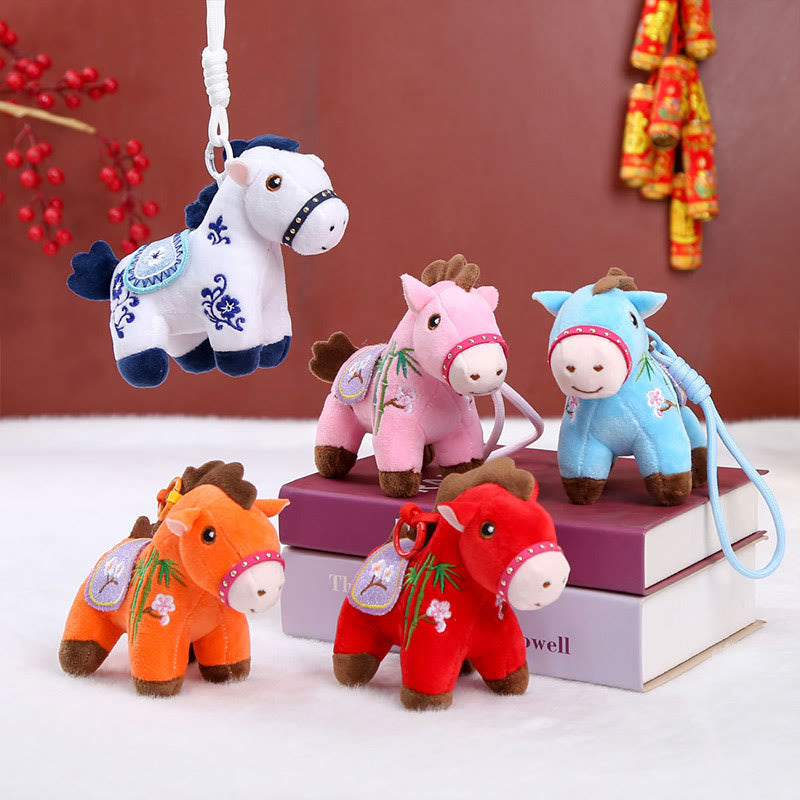 午年刺繍竹花模様吊り下げ飾りBuddha Stones - image 15