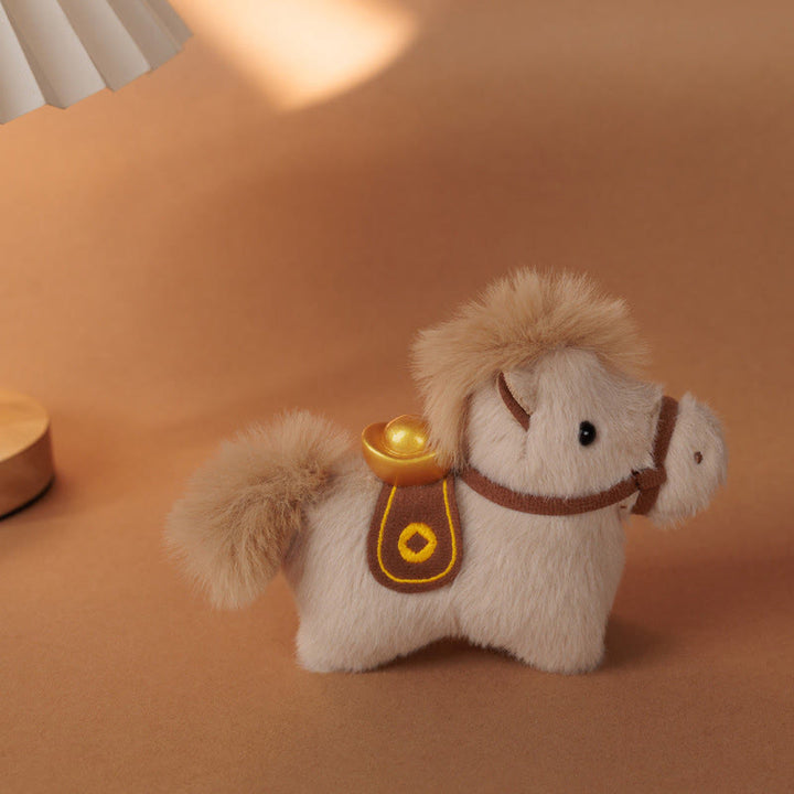 Buddha Stones午年 金塊 単色 ぬいぐるみ ポニー 吊り下げ装飾 - image 13