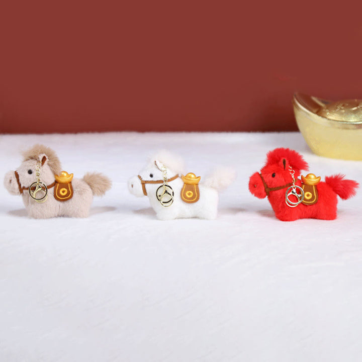 Buddha Stones午年 金塊 単色 ぬいぐるみ ポニー 吊り下げ装飾 - image 29