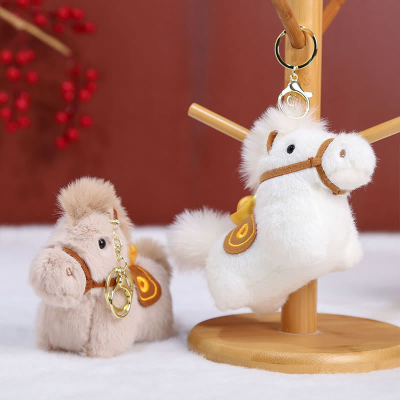 Buddha Stones午年 金塊 単色 ぬいぐるみ ポニー 吊り下げ装飾 - image 19