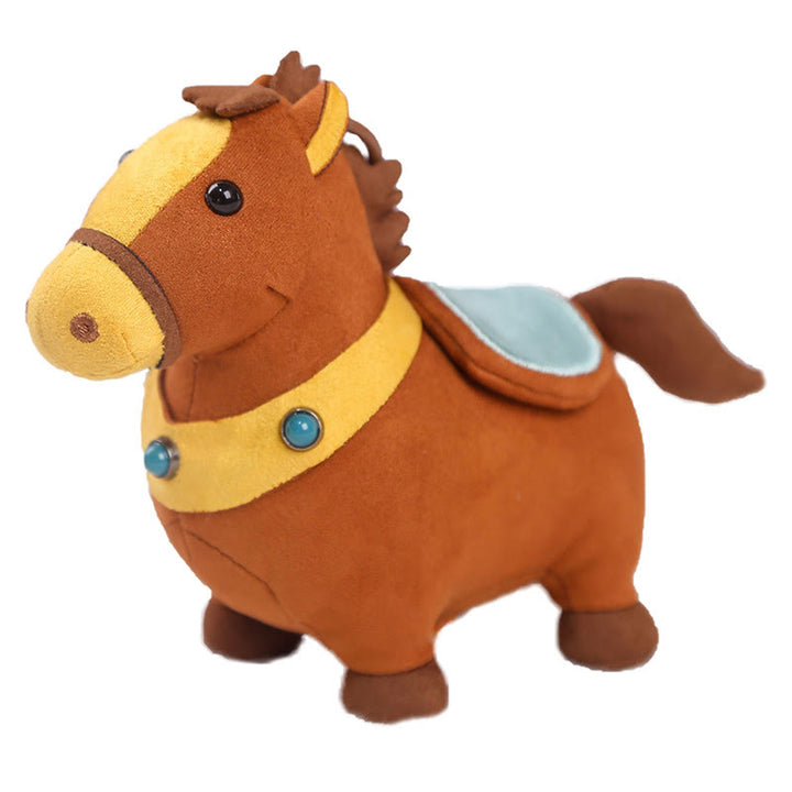 馬年用Buddha Stonesマルチカラー かわいい馬のタッセル豊かさロープ 吊り下げ装飾 - image 19