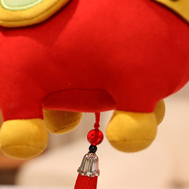 馬年用Buddha Stonesマルチカラー かわいい馬のタッセル豊かさロープ 吊り下げ装飾 - image 7