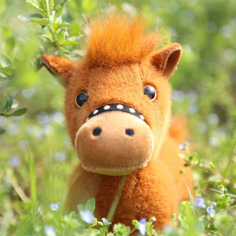 Buddha Stones 午年 ぬいぐるみ かわいい馬人形豊かさのエネルギー ホームデコレーション - image 4