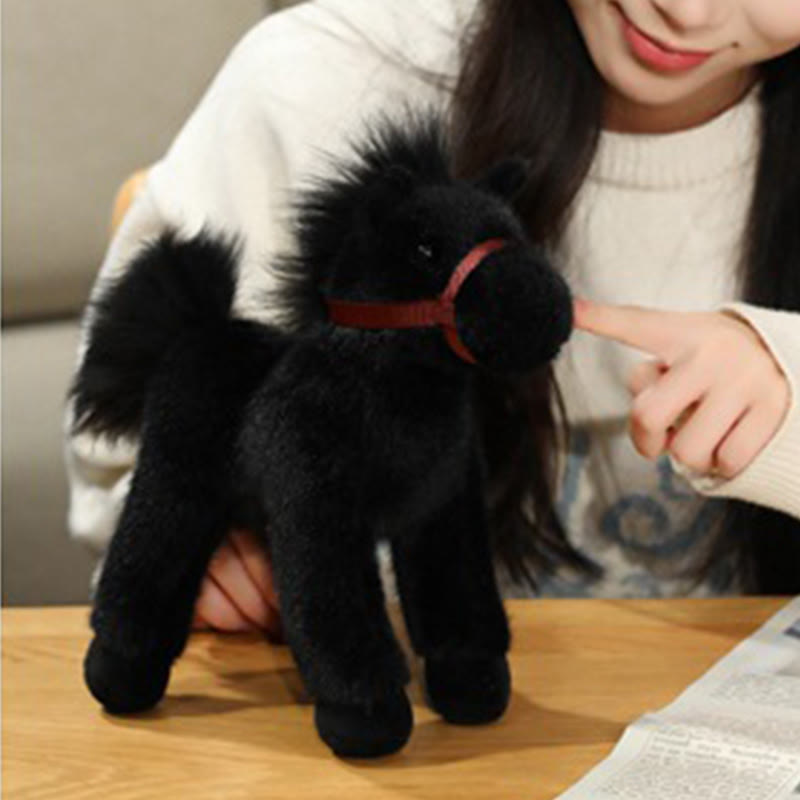 Buddha Stones 馬年 かわいい 無地 ポニー ぬいぐるみ豊かさ家の装飾 - image 11