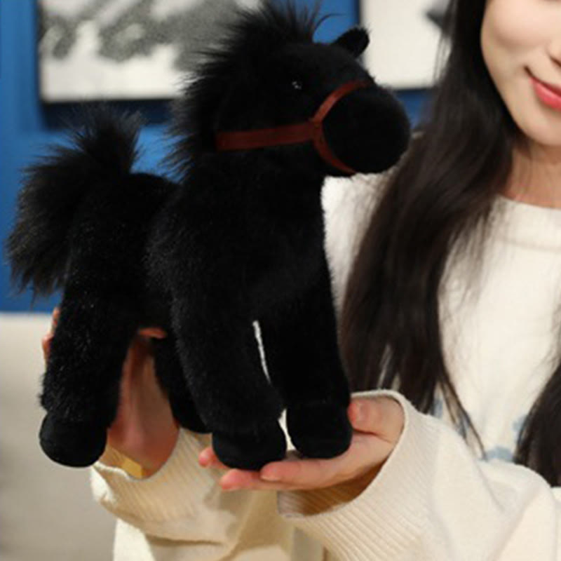 Buddha Stones 馬年 かわいい 無地 ポニー ぬいぐるみ豊かさ家の装飾 - image 10