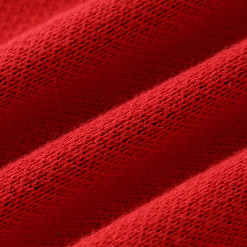 Buddha Stones秋冬 赤龍柄 男の子 女の子 コットン 長袖 ニット ワンピース ロンパース - image 11