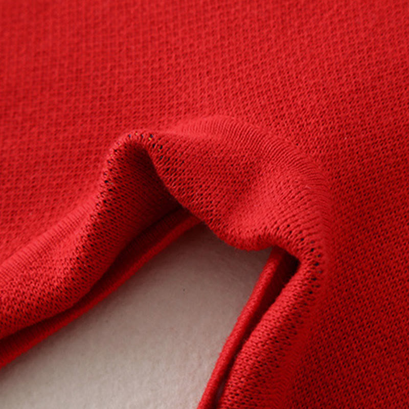 Buddha Stones秋冬 赤龍柄 男の子 女の子 コットン 長袖 ニット ワンピース ロンパース - image 10