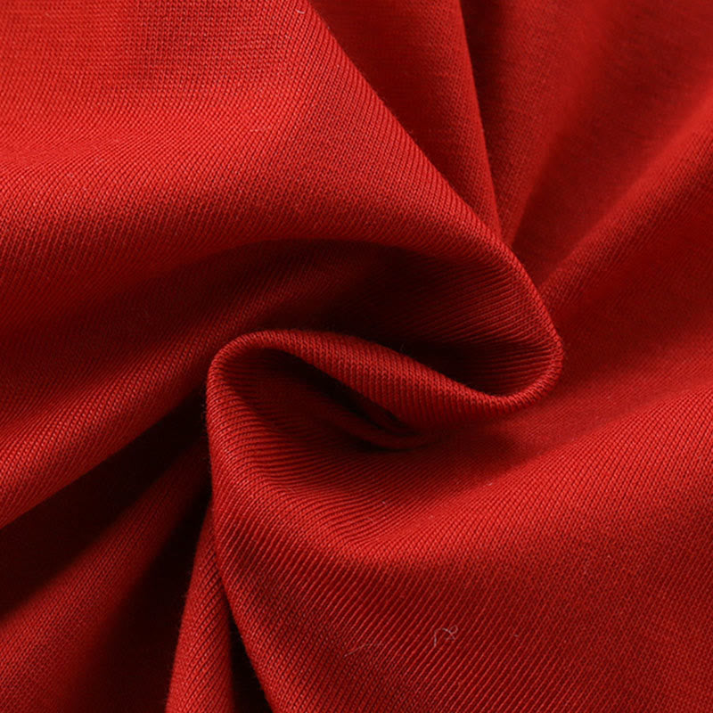 Buddha Stones春秋 赤 リトルパーソンデザイン ベビーガール コットン 長袖 ワンピース ロンパース - image 8