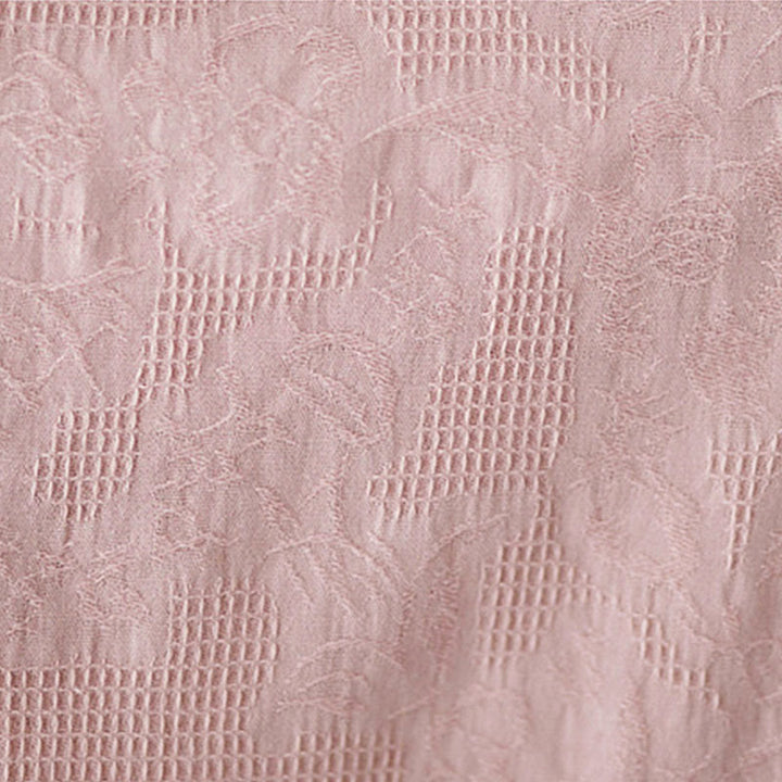 Buddha Stones春 無地 刺繍 花柄 ボタン レディース 長袖 コットン ラペルシャツ - image 19