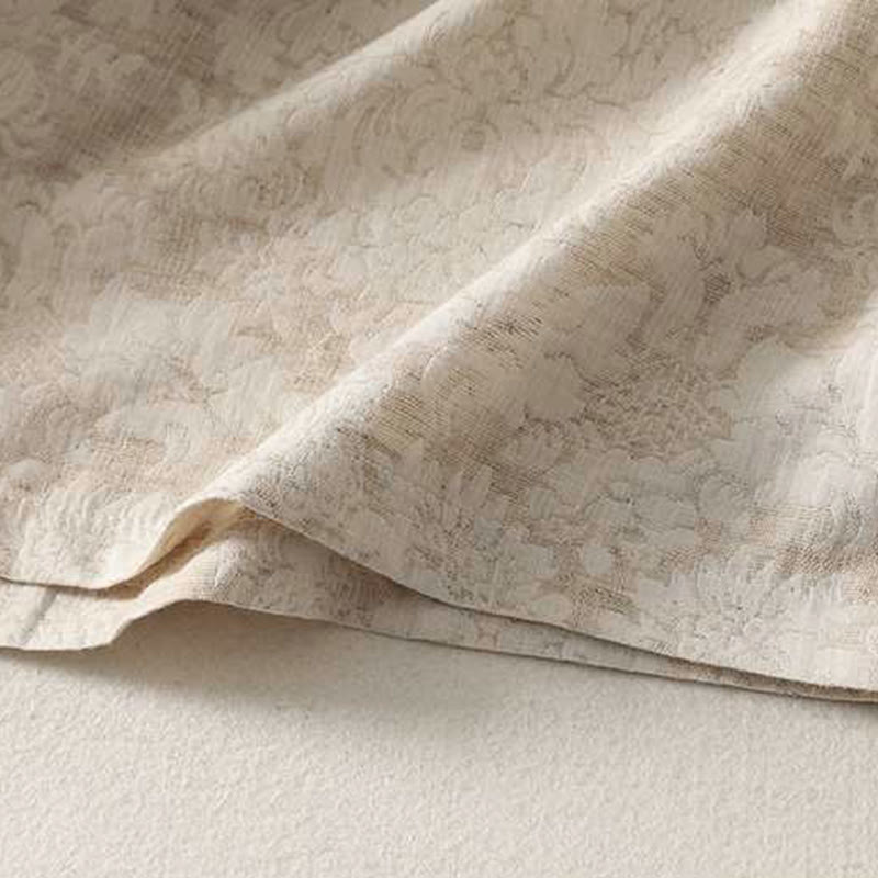 Buddha Stonesレディース 通勤用 テクスチャードパターン フロッグボタンデザイン 長袖 コットンリネンシャツ - image 7