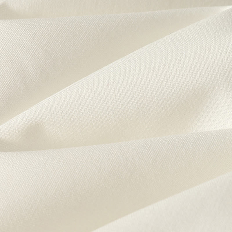 Buddha Stonesレディース 刺繍 伸縮性ウエストバンド ジッパーデザイン コットン ワイドレッグパンツ ポケット付き - image 9