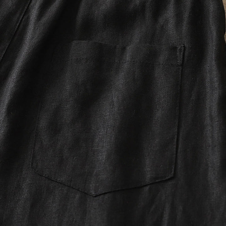 Buddha Stonesレディース 秋冬通勤 無地 ジッパーデザイン コットン ワイドレッグパンツ ポケット付き - image 19