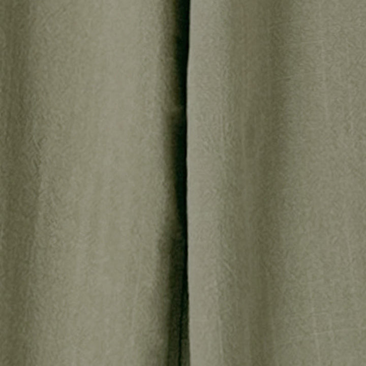 Buddha Stonesレディース ピュアカラー ドローストリング コットンリネン ワイドレッグ アンクル丈パンツ ポケット付き - image 8