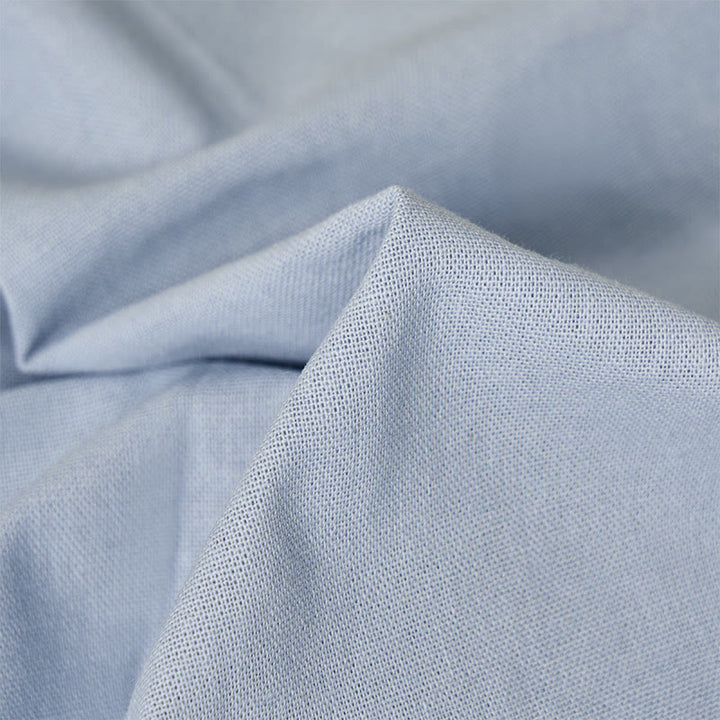 Buddha Stones秋 無地 ボタンデザイン 七分袖 コットン レディース シャツ ポケット付き - image 5