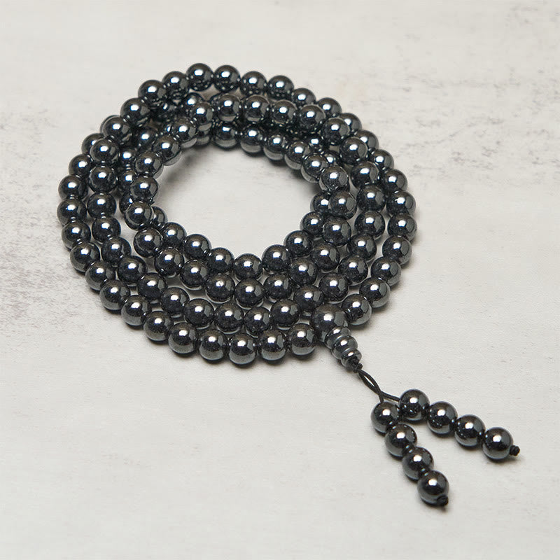 Buddha Stones 108個のテラヘルツビーズ フォーカス クラリティマーラー数珠 - 10mm - image 0