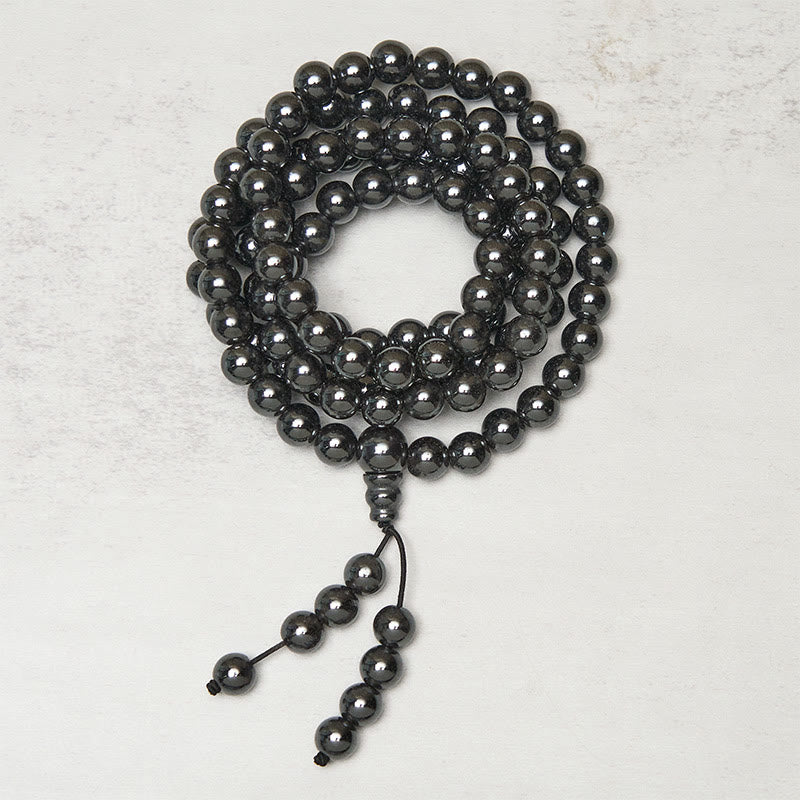 Buddha Stones 108個のテラヘルツビーズ フォーカス クラリティマーラー数珠 - image 1