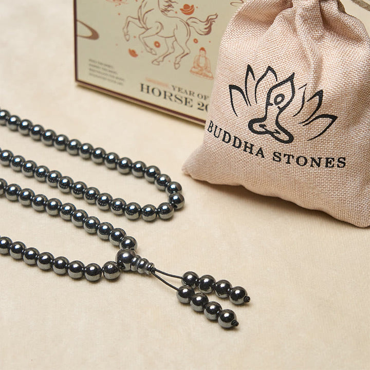 Buddha Stones 108個のテラヘルツビーズ フォーカス クラリティマーラー数珠 - image 5