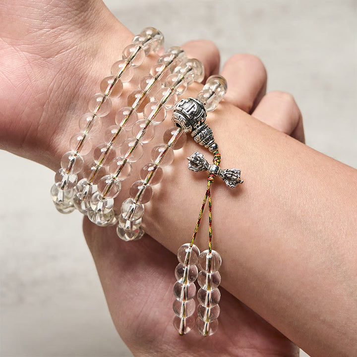 Buddha Stones金剛杵 チャーム 琉璃 108玉 霊力 強さマーラー数珠 - image 3