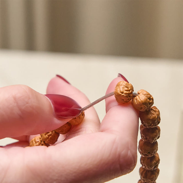 Buddha Stonesチベット 108個入り 菩提樹 財運 縁起物マーラー数珠 - image 4