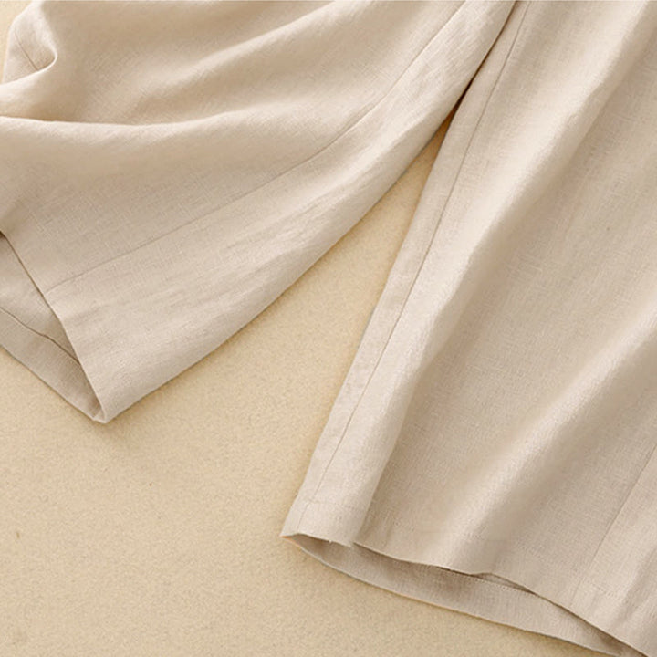 Buddha Stonesレディース 春 無地 シンプル 7-8丈 コットンパンツ ポケット付き - image 19