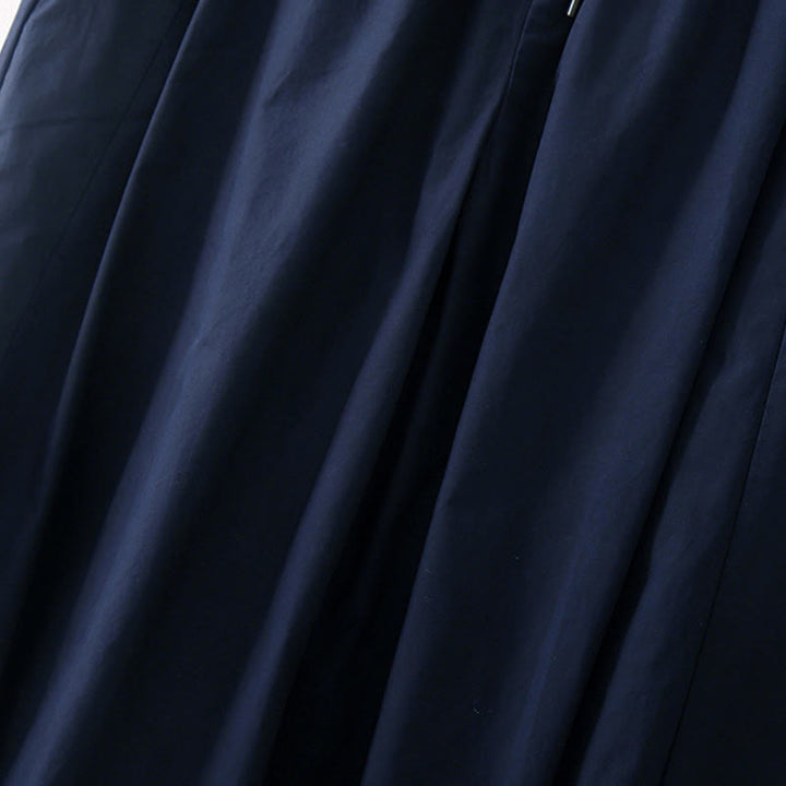 Buddha Stones無地 ハイウエスト プリーツデザイン レディース ハーレムパンツ ポケット付き - image 4