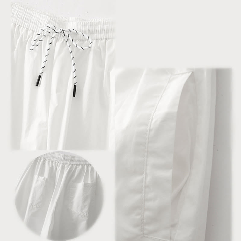 Buddha Stones無地 ハイウエスト プリーツデザイン レディース ハーレムパンツ ポケット付き - image 18