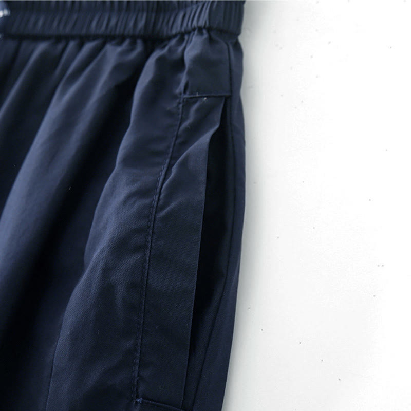 Buddha Stones無地 ハイウエスト プリーツデザイン レディース ハーレムパンツ ポケット付き - image 3