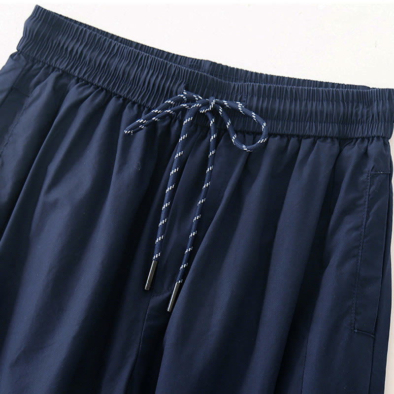 Buddha Stones無地 ハイウエスト プリーツデザイン レディース ハーレムパンツ ポケット付き - image 1