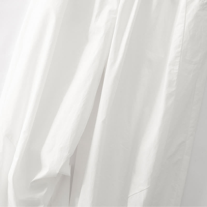 Buddha Stones無地 ハイウエスト プリーツデザイン レディース ハーレムパンツ ポケット付き - image 14