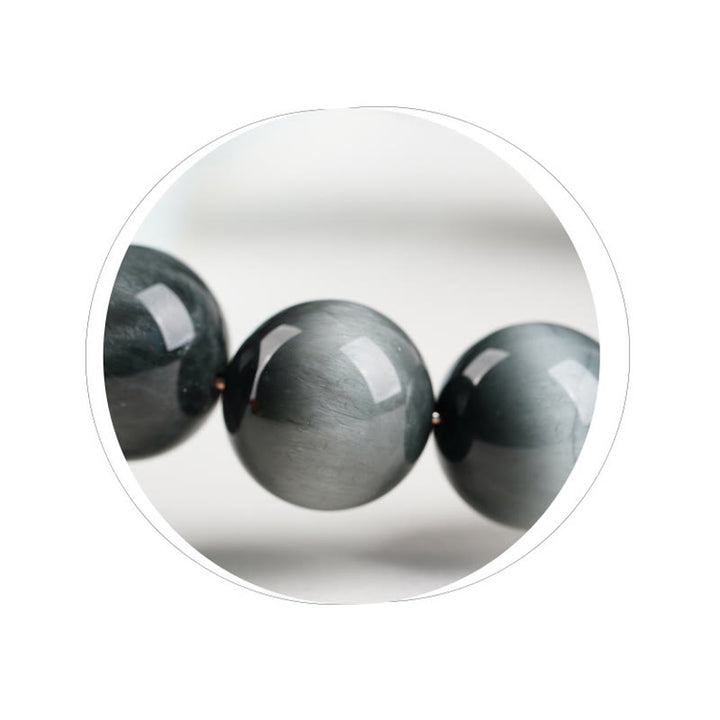 Buddha Stonesイーグルアイストーン ポジティブカーム ビーズブレスレット - image 5