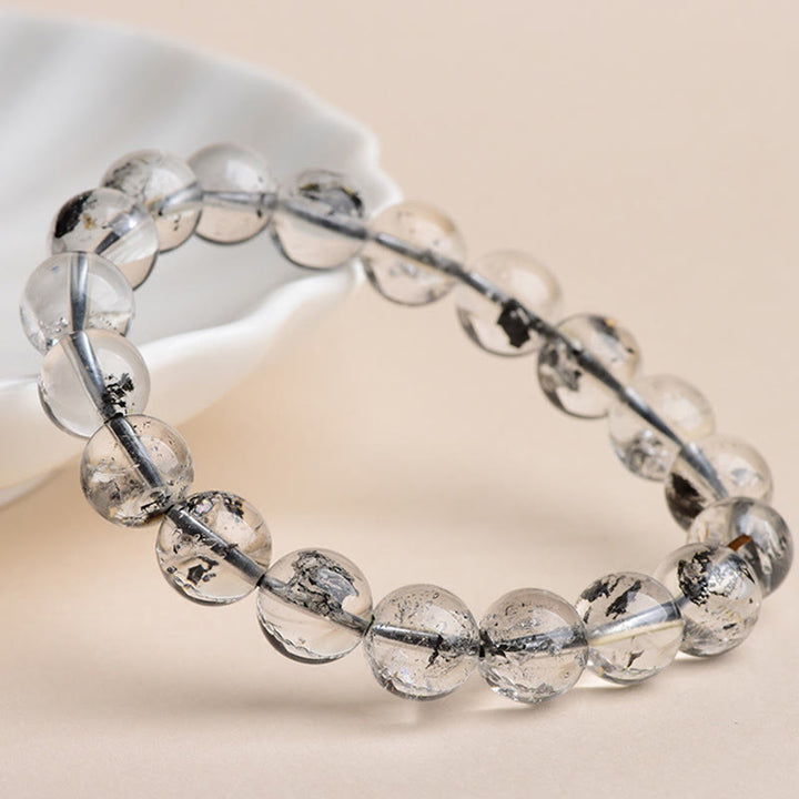 Buddha Stonesハーキマーダイヤモンド プロテクション 瞑想ブレスレット - image 8