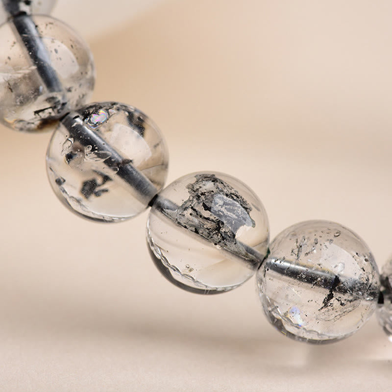 Buddha Stonesハーキマーダイヤモンド プロテクション 瞑想ブレスレット - image 9