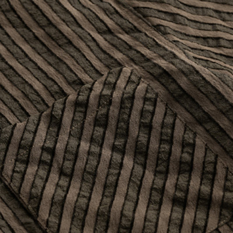 Buddha Stonesヴィンテージ ストライプ ボタンダウン スタンドカラー 長袖 メンズ コットンシャツ - image 13