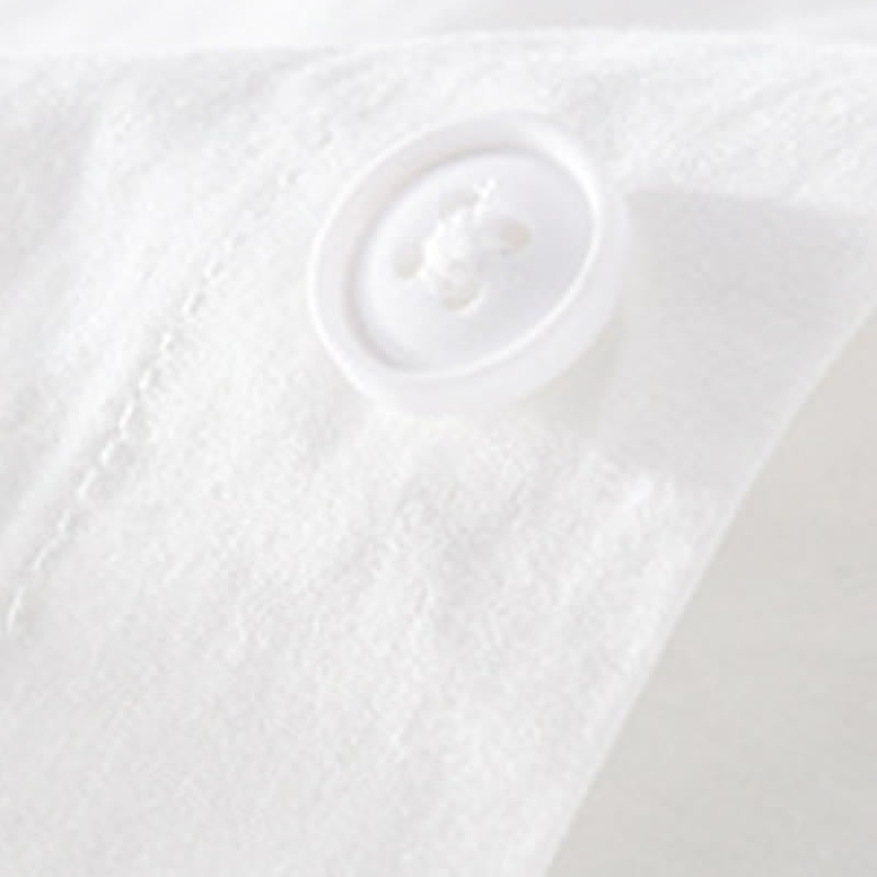 Buddha Stones秋 スクエア カラーブロッキング 装飾ポケット ボタンダウン スタンドカラー 長袖 メンズ コットンシャツ - image 11