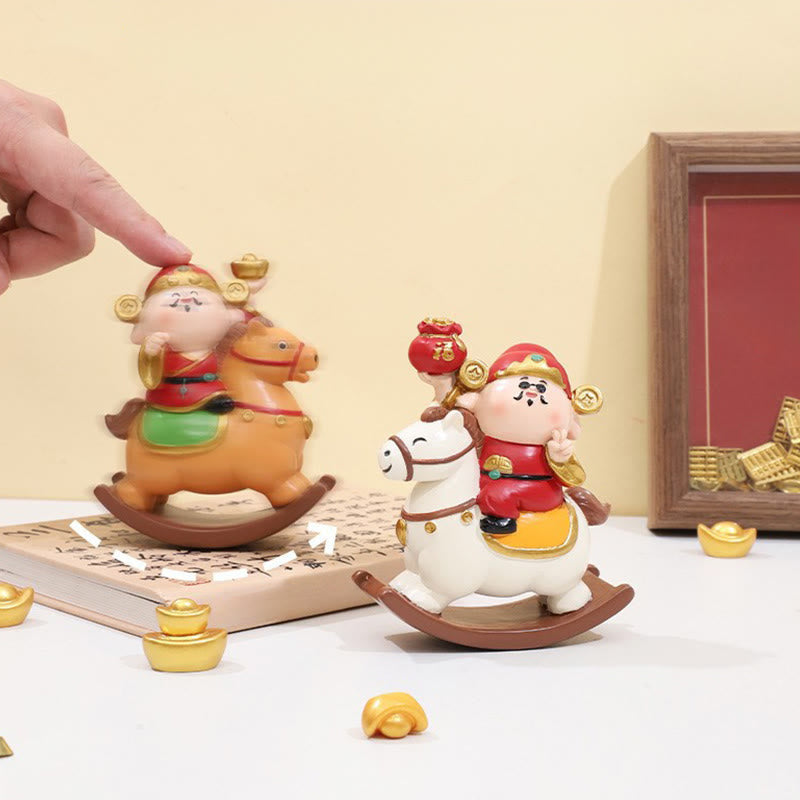 馬年用Buddha Stones富の神 金運成就豊かさデスク装飾 - image 6