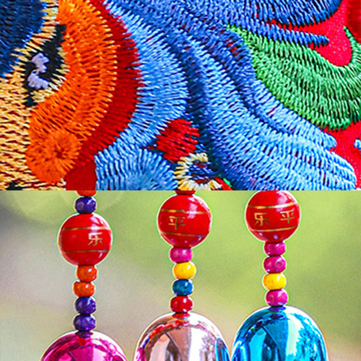 午年刺繍入りBuddha Stones金袋 ひょうたん 銅貨 鈴 お守り成就吊り下げ飾り - image 19